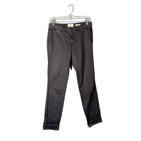 Anthropologie Pants - Chino by Anthropologie Dark Grey Boho Casual Relaxed Fit Chino Pants Size 25